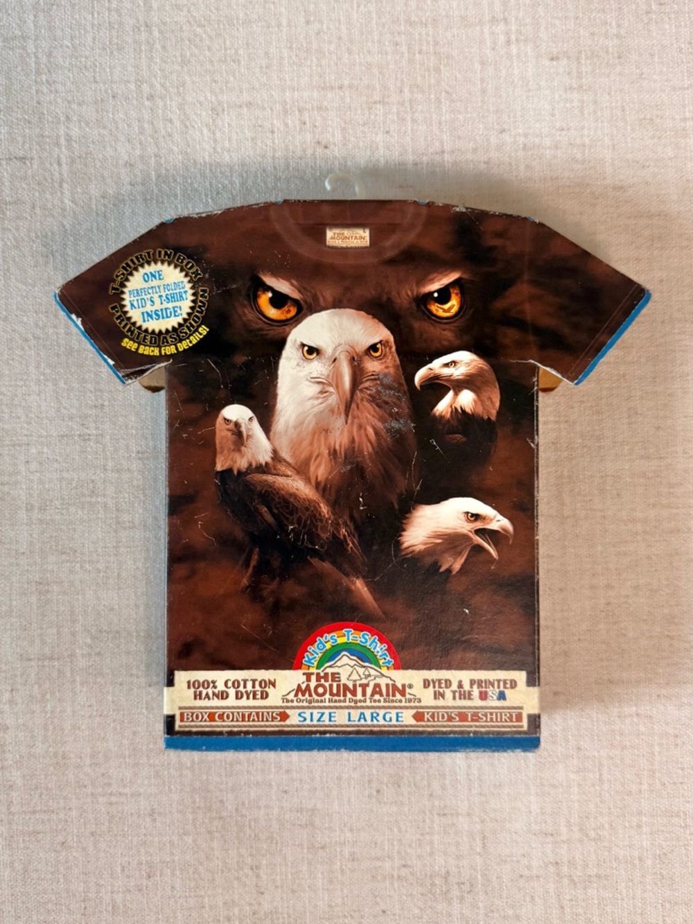 The Mountain Kids Brown Multicolor Eagle Graphic Tee